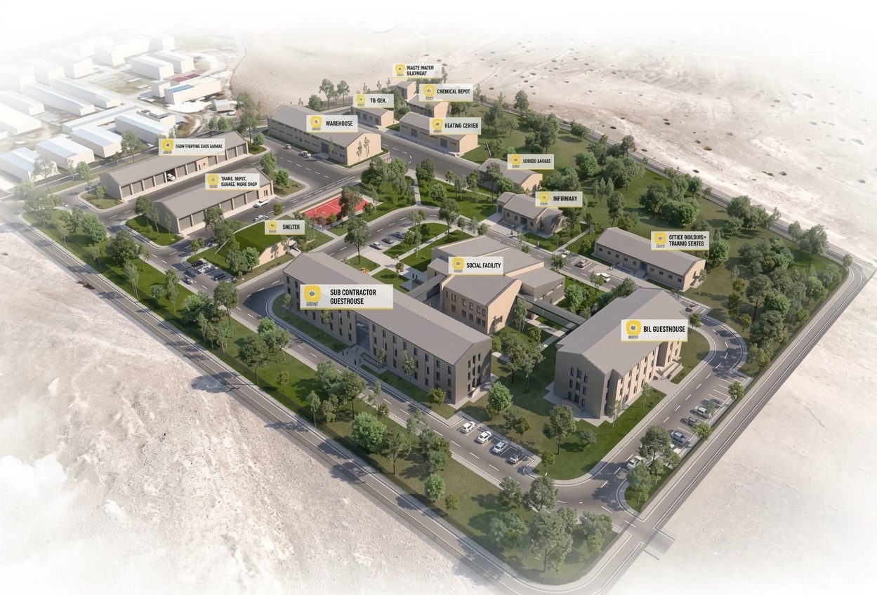 Baku Tblisi Ceyhan Pipeline - Pumping and Pressure Regulation Stations (PT-1, PT-2, PT-3, PT-4, IPT-1, IPT-2), Haydar Aliyev Seaport (CMT) Additional Facilities and Ankara Office